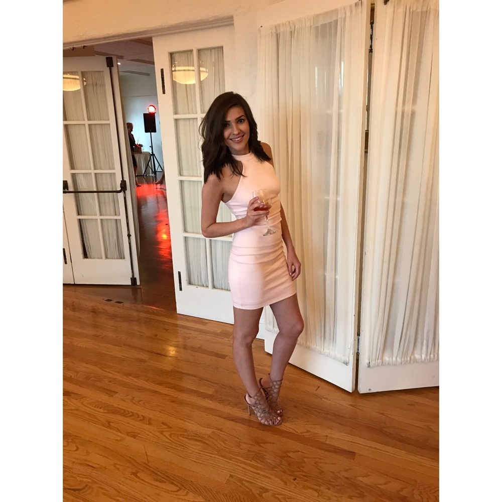 Baby pink Lulus dress
